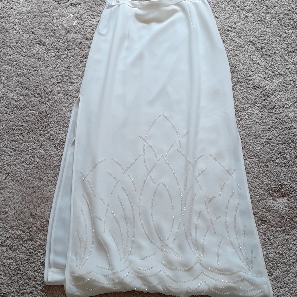 White skirt